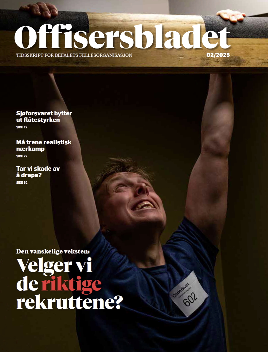 Forside utgave 2 2025 Offisersbladet